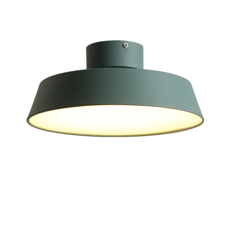 Lampada da soffitto a LED rotonda in alluminio minimalista nordico