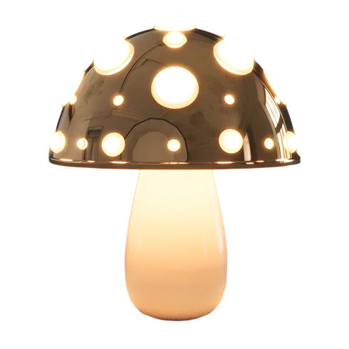 Lampe de table LED champignon créatif contemporain