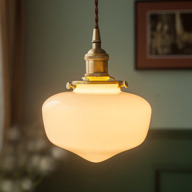 Radiant Lantern Retro Glass Pendant Light