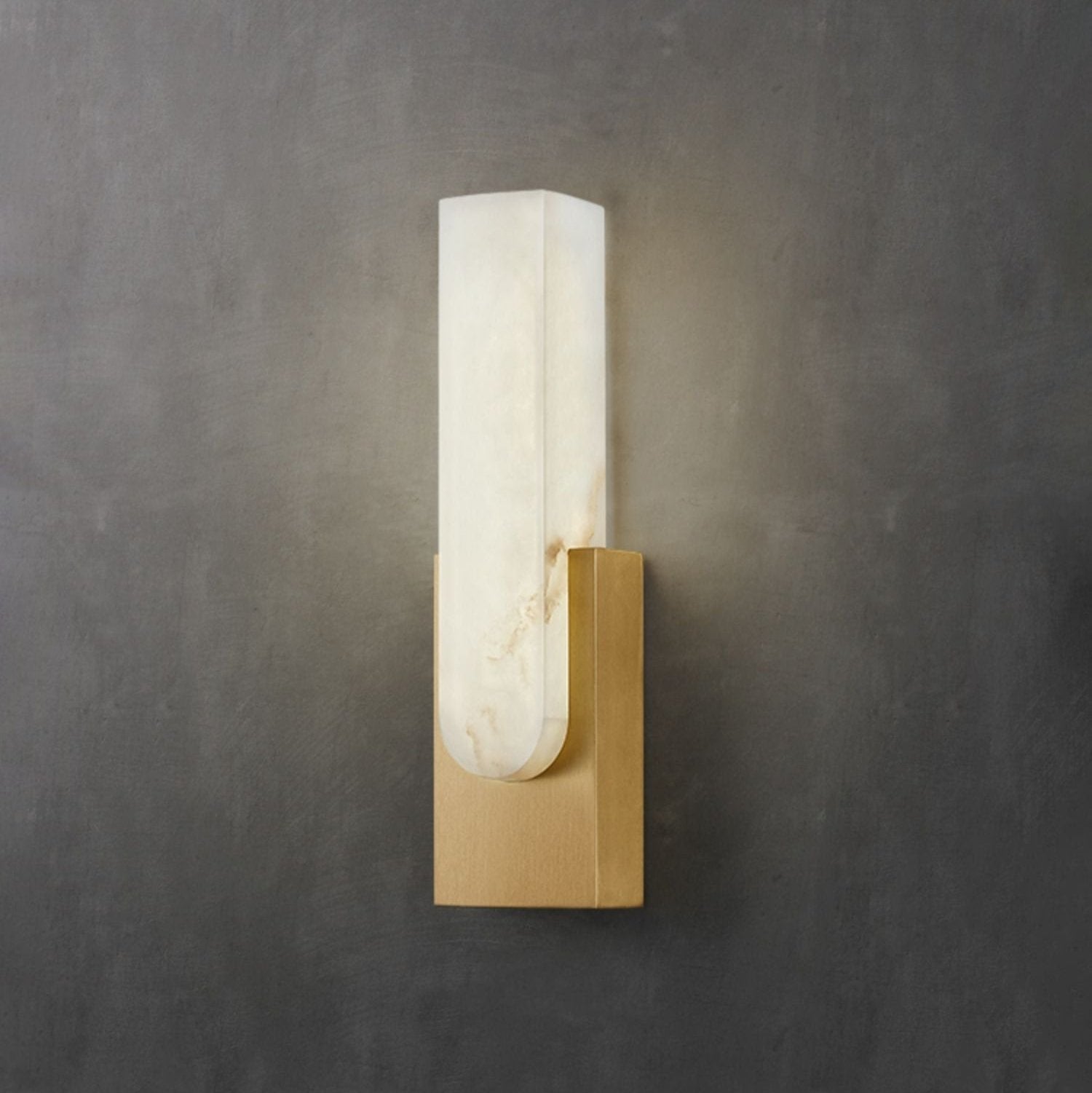 Agatha Artificial Alabaster LED Wall Lamp