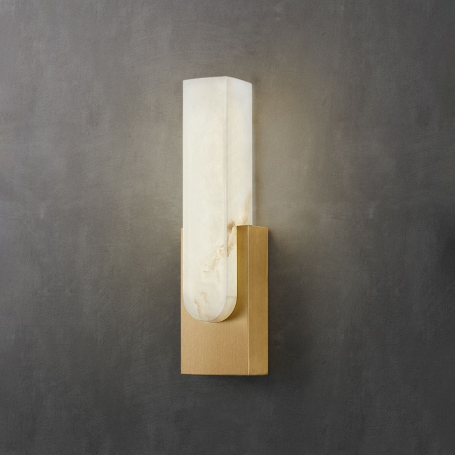 Agatha Künstlicher Alabaster LED Wandleuchte