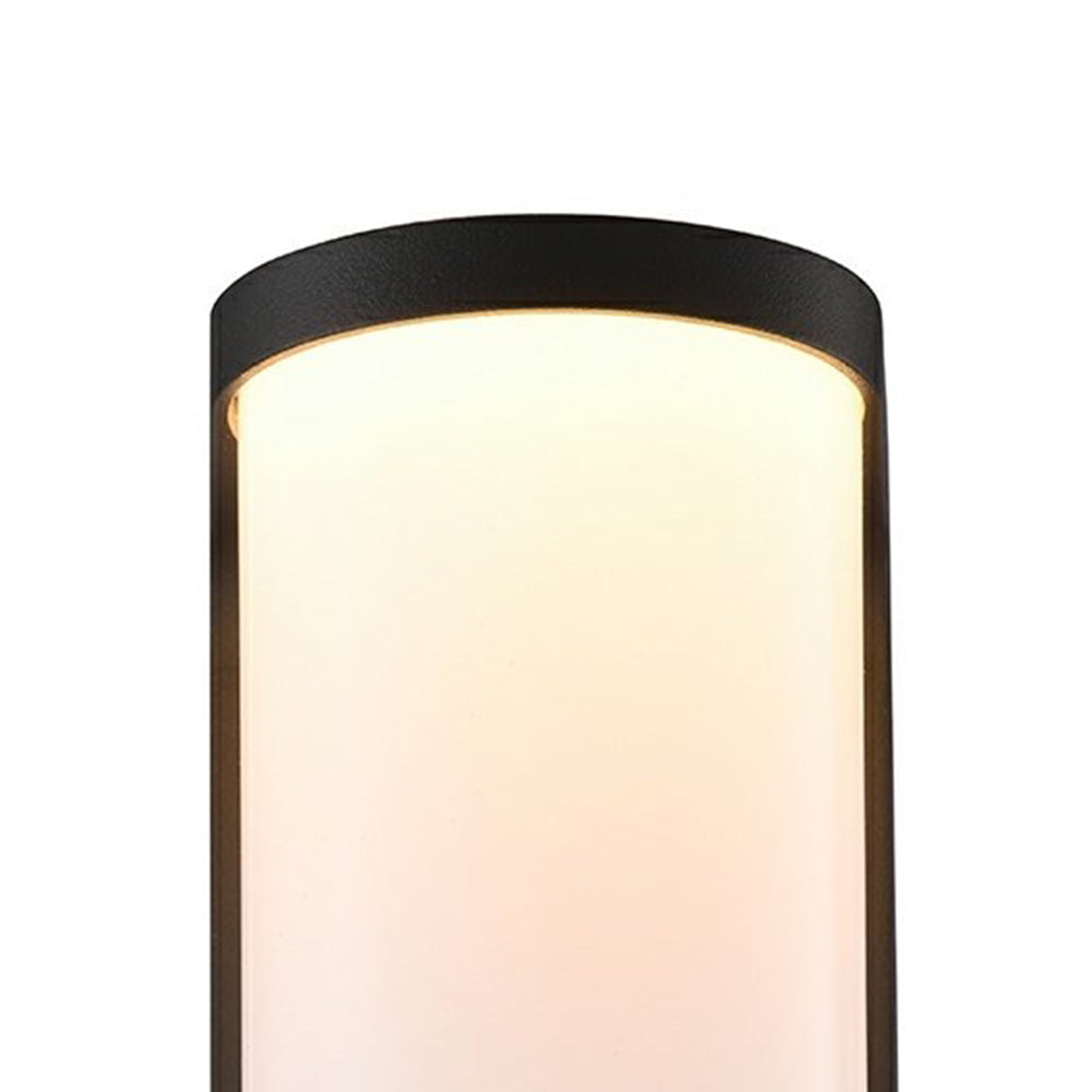 Lampe murale extérieure en métal cylindrique moderne étanche IP65