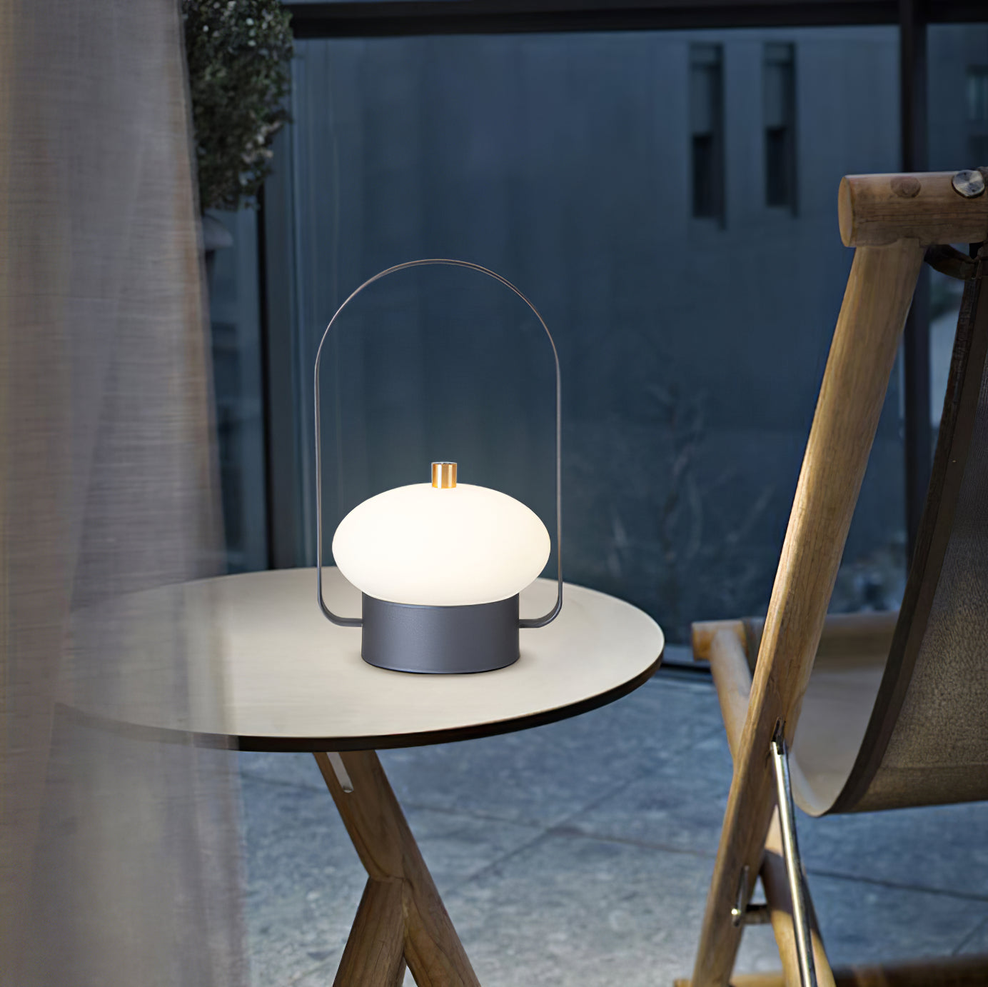 Retro Soft Spot Portable Outdoor Wireless Table Lamp