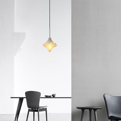 Lyra Star Modern Glass Pendant Light