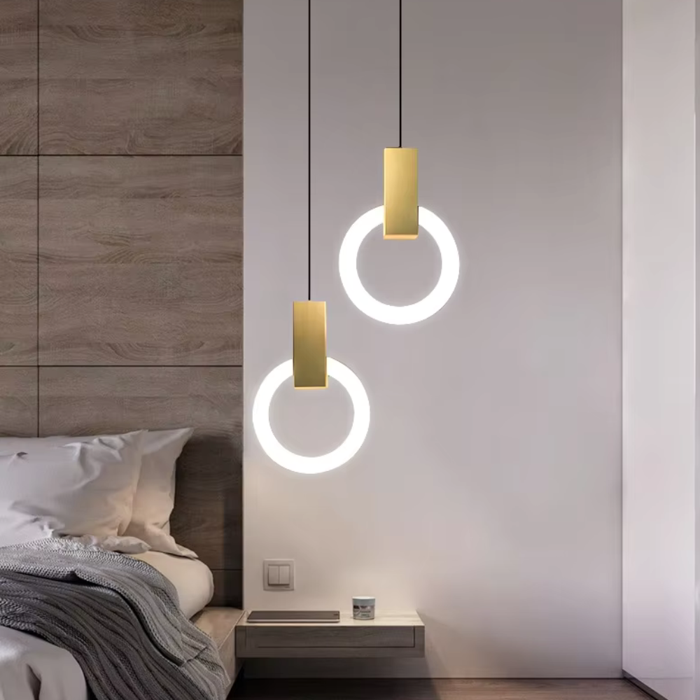 Lampe Pendentif Anneau Éclat du Soir