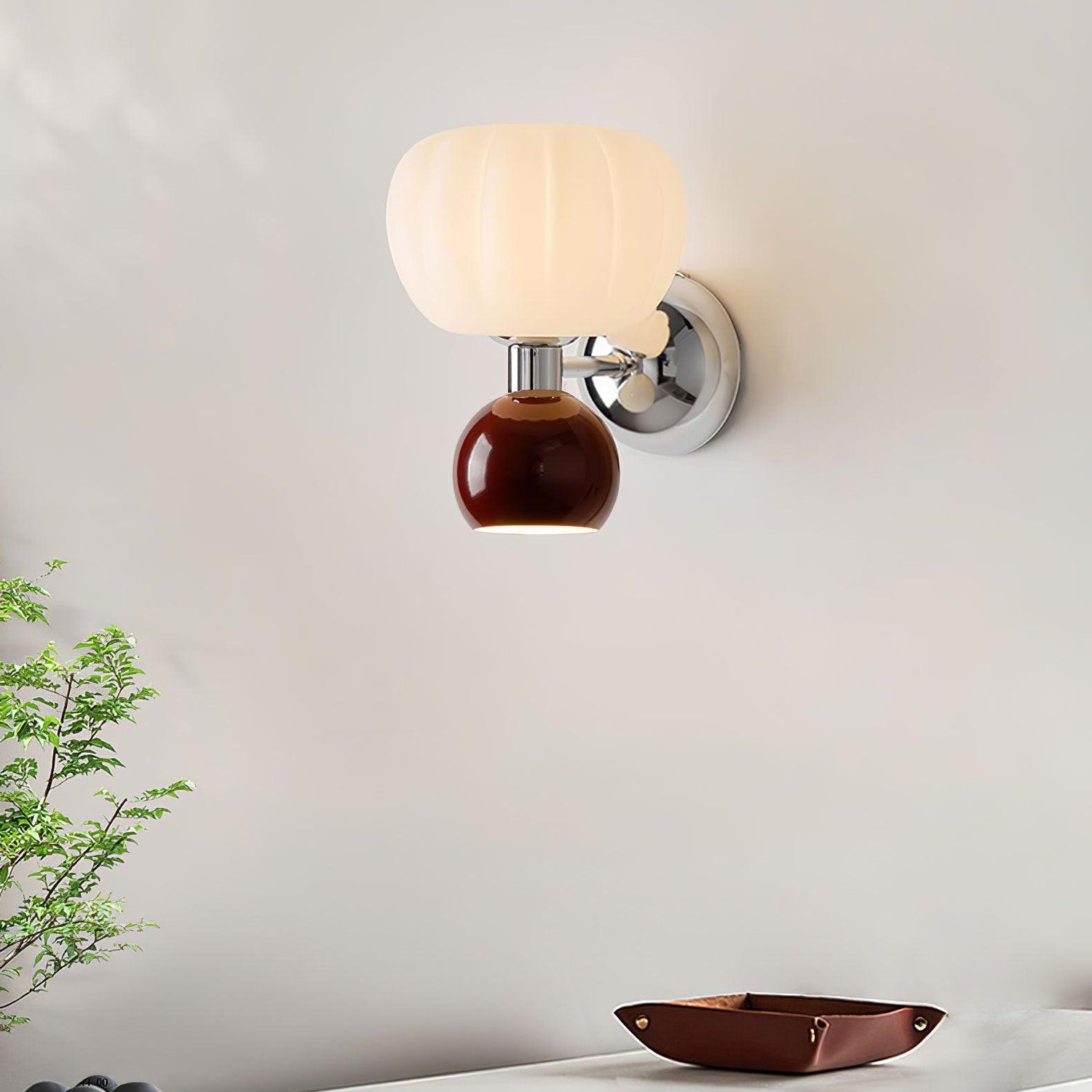 Moderno Cream Sconce Wall Light