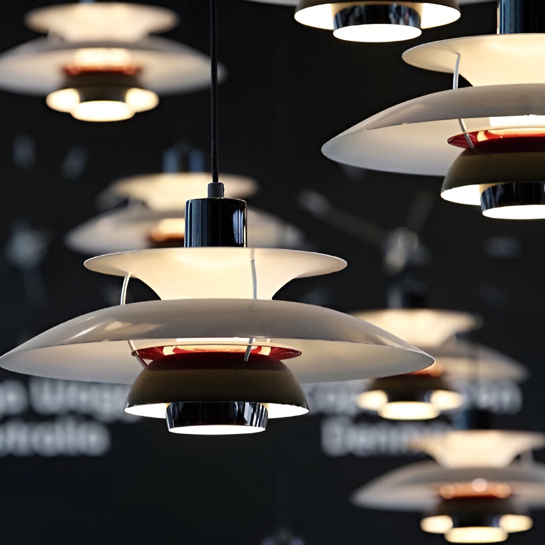 Nordic Modern Flying Layered Shade Pendant Lamp