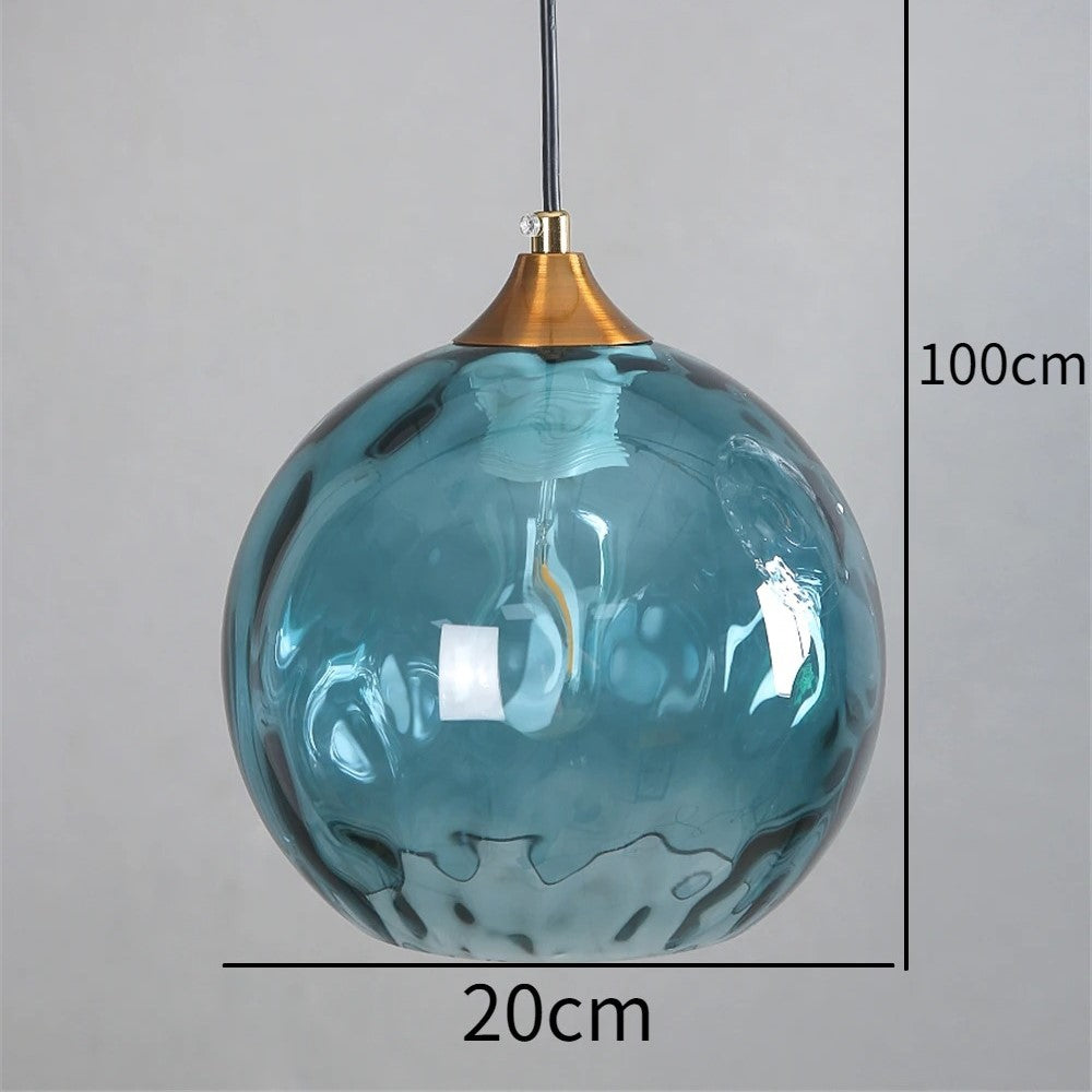 Modern LED Nordic Ceiling Glass Ball Pendant Lamp