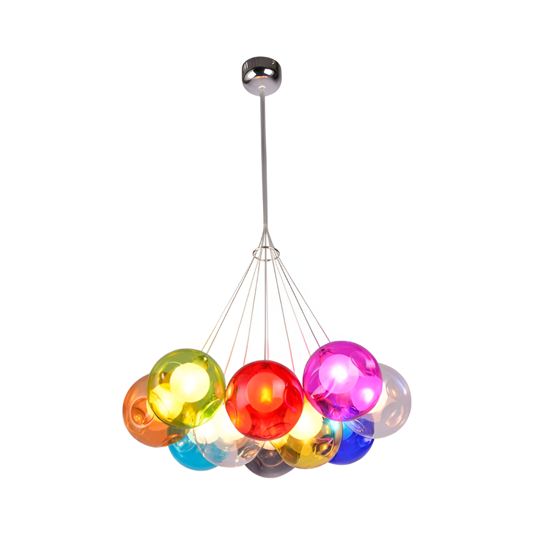 Elaris Aurora Nordic Iron Bubble Glass Ball Chandelier