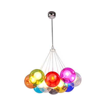 Elaris Aurora Nordic Iron Bubble Glass Ball Chandelier