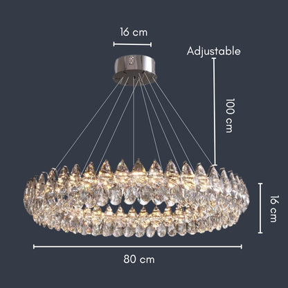 Nordic Crystal Pendant Chandelier