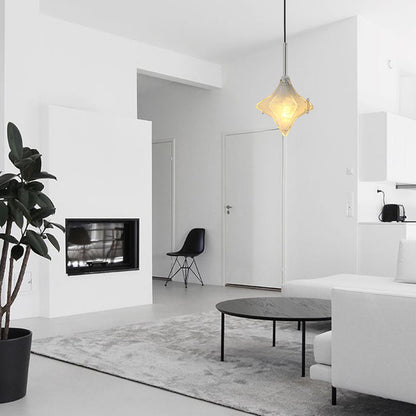 Lyra Star Modern Glass Pendant Light