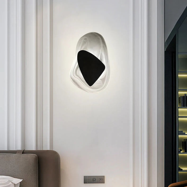 Water Ripple Sculptural Wall Lamp