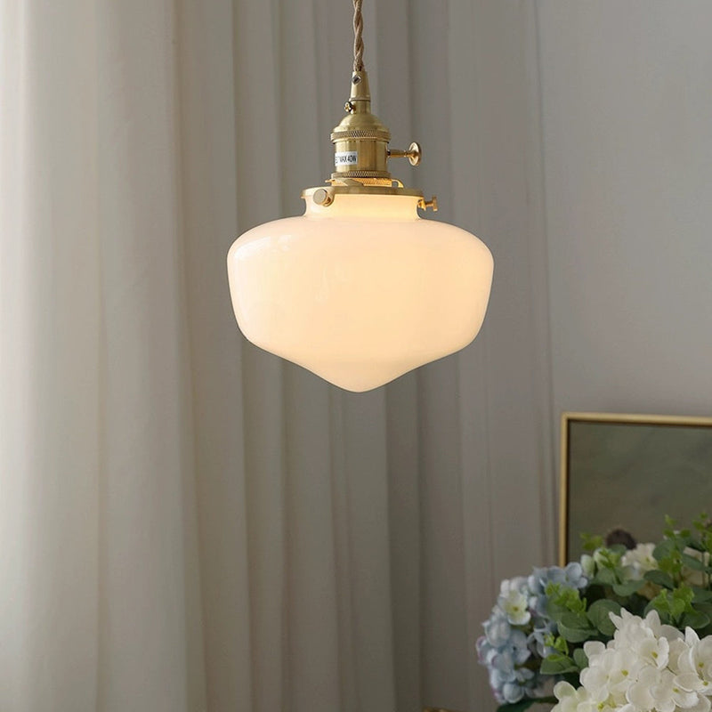 Radiant Lantern Retro Glass Pendant Light