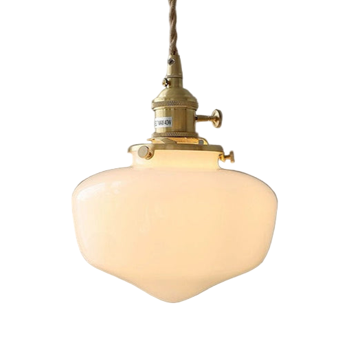 Radiant Lantern Retro Glass Pendant Light