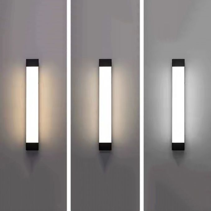 Minimalist Waterproof Linear Outdoor Lamp