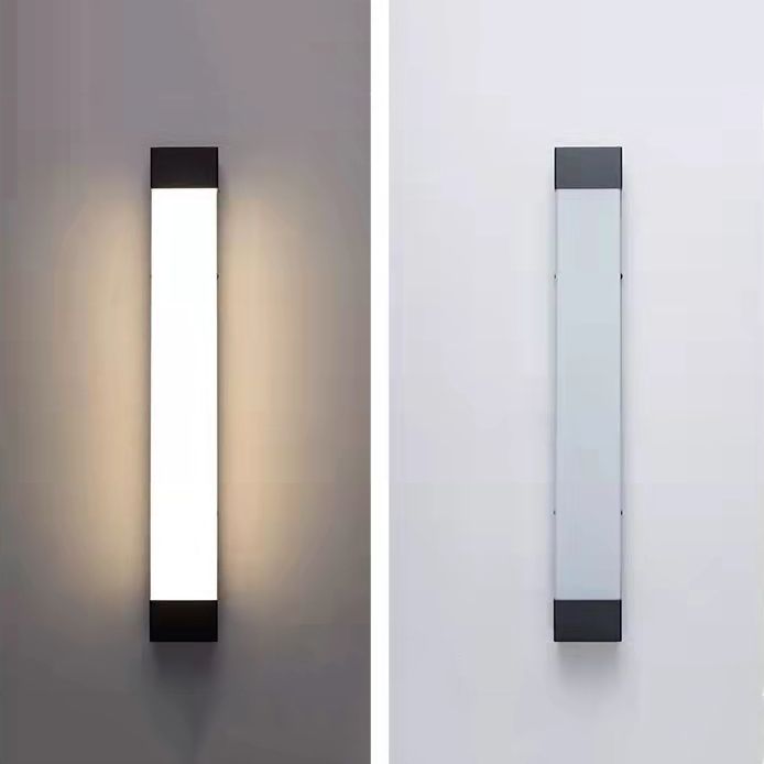 Lampe extérieure linéaire étanche IP65 minimaliste