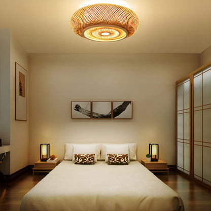 Muto Handmade Rattan Ceiling Light