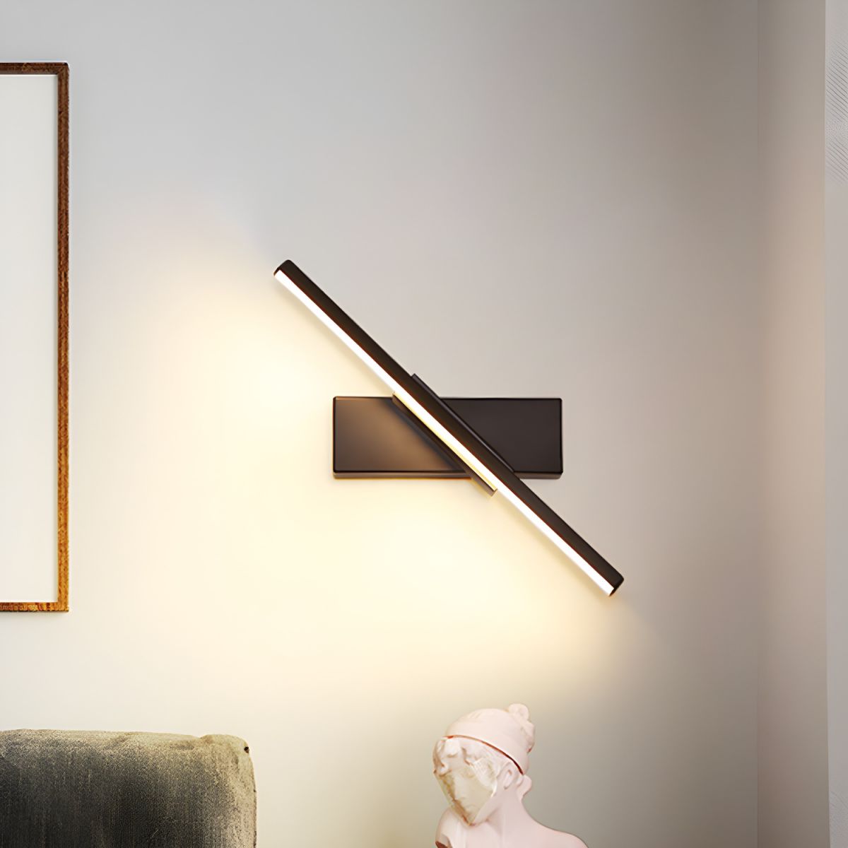 Lámpara de pared LED moderna y rotatable