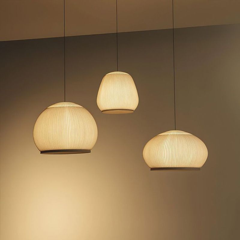Vibia Knit Fabric Japandi Pendant Light