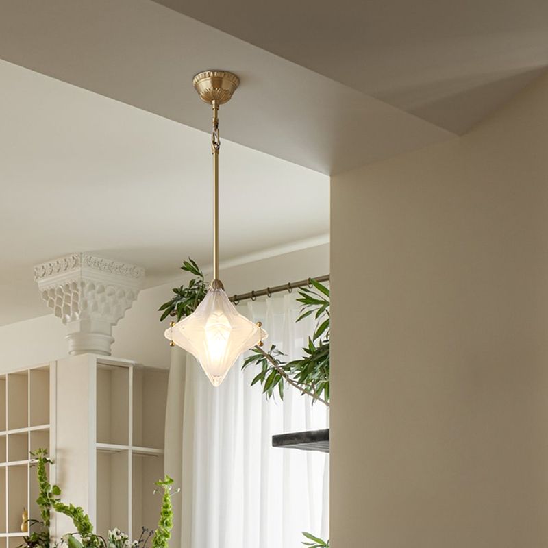 Lyra Star Modern Glass Pendant Light