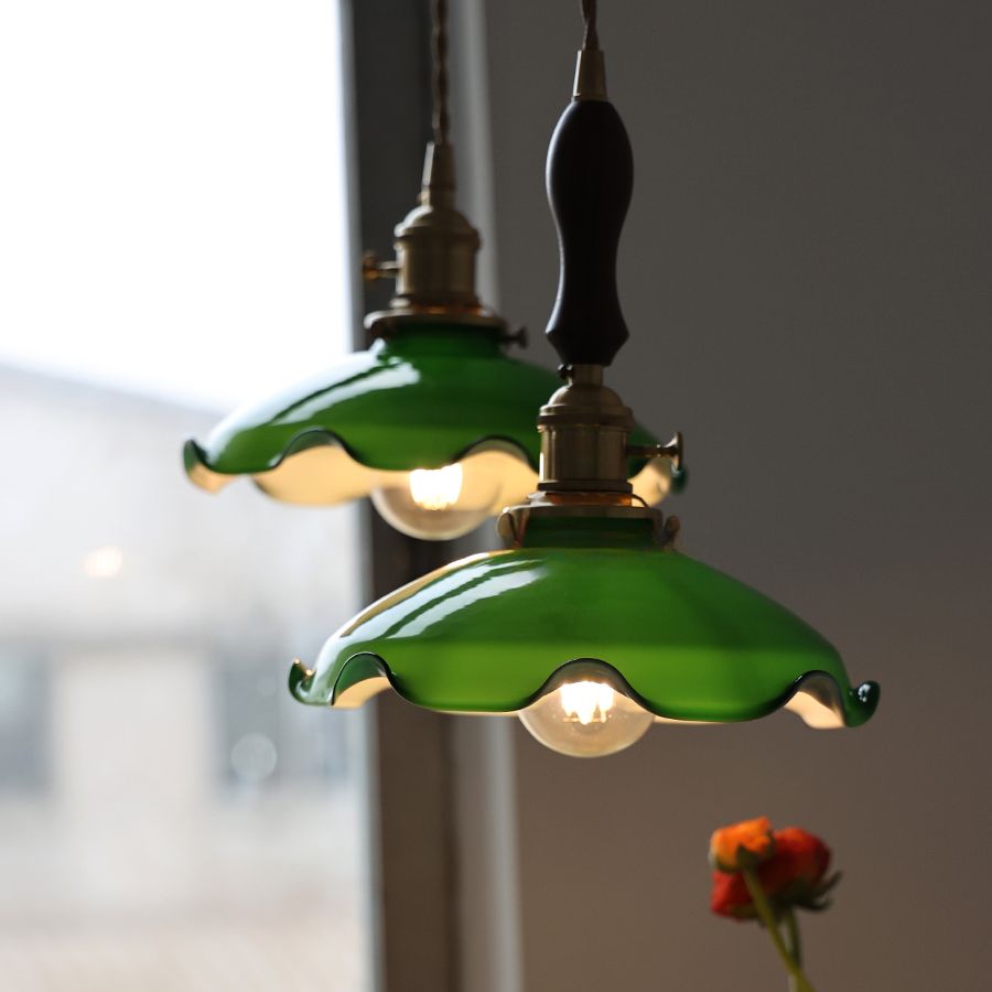 Shanghai Luxe Retro Glass Pendant Light