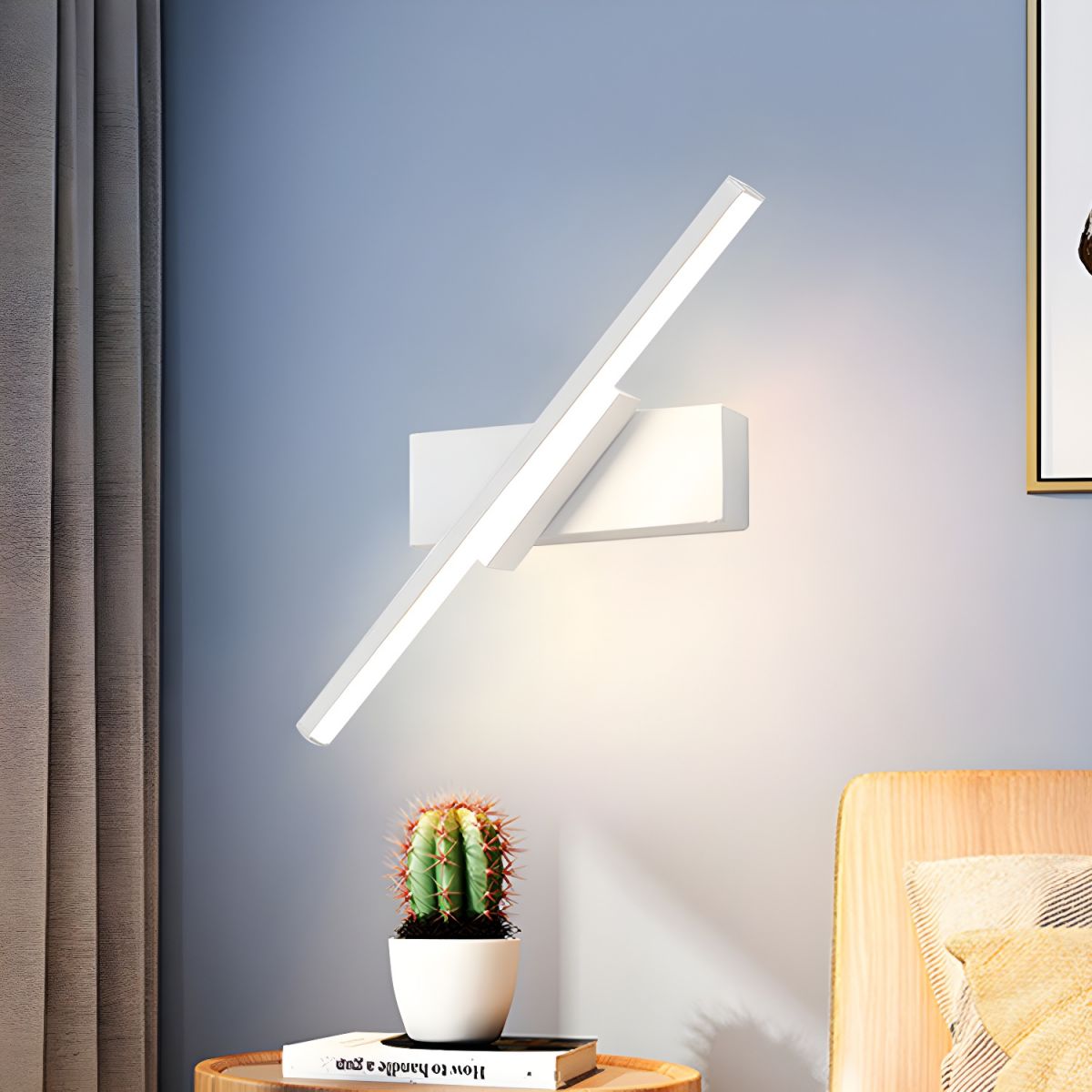 Lámpara de pared LED moderna y rotatable