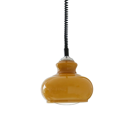 Lunea Nordic Adjustable Retro Cream Glass Pendant Light