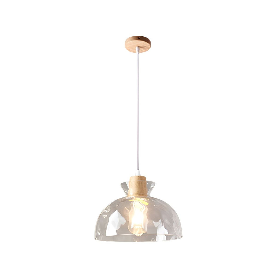 Nordic Clear Glass Pendant Light