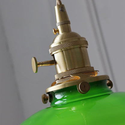 Shanghai Luxe Retro Glass Pendant Light