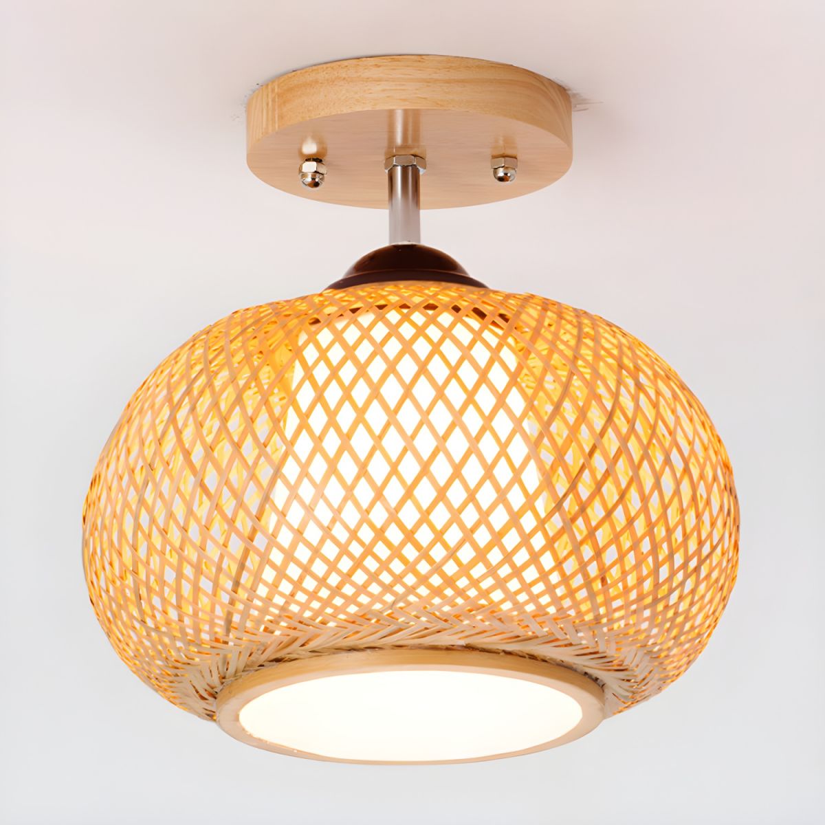 Muto Handmade Rattan Ceiling Light