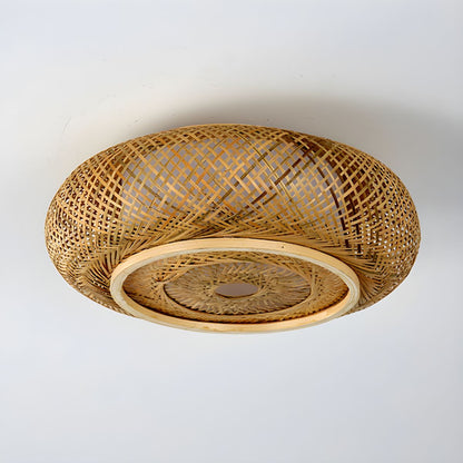 Muto Handmade Rattan Ceiling Light