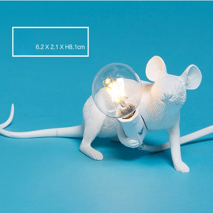 Resin Night Mouse Table Lamp