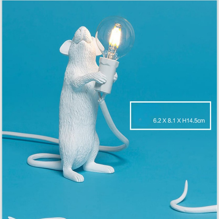 Resin Night Mouse Table Lamp