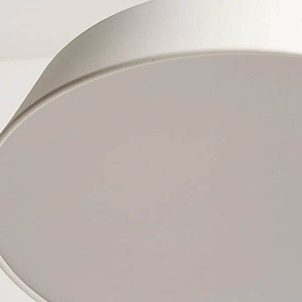 Plafonnier LED rond en aluminium minimaliste nordique