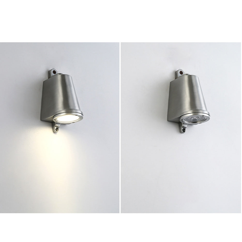 Lampe murale extérieure en métal industriel en forme de cloche, étanche IP65