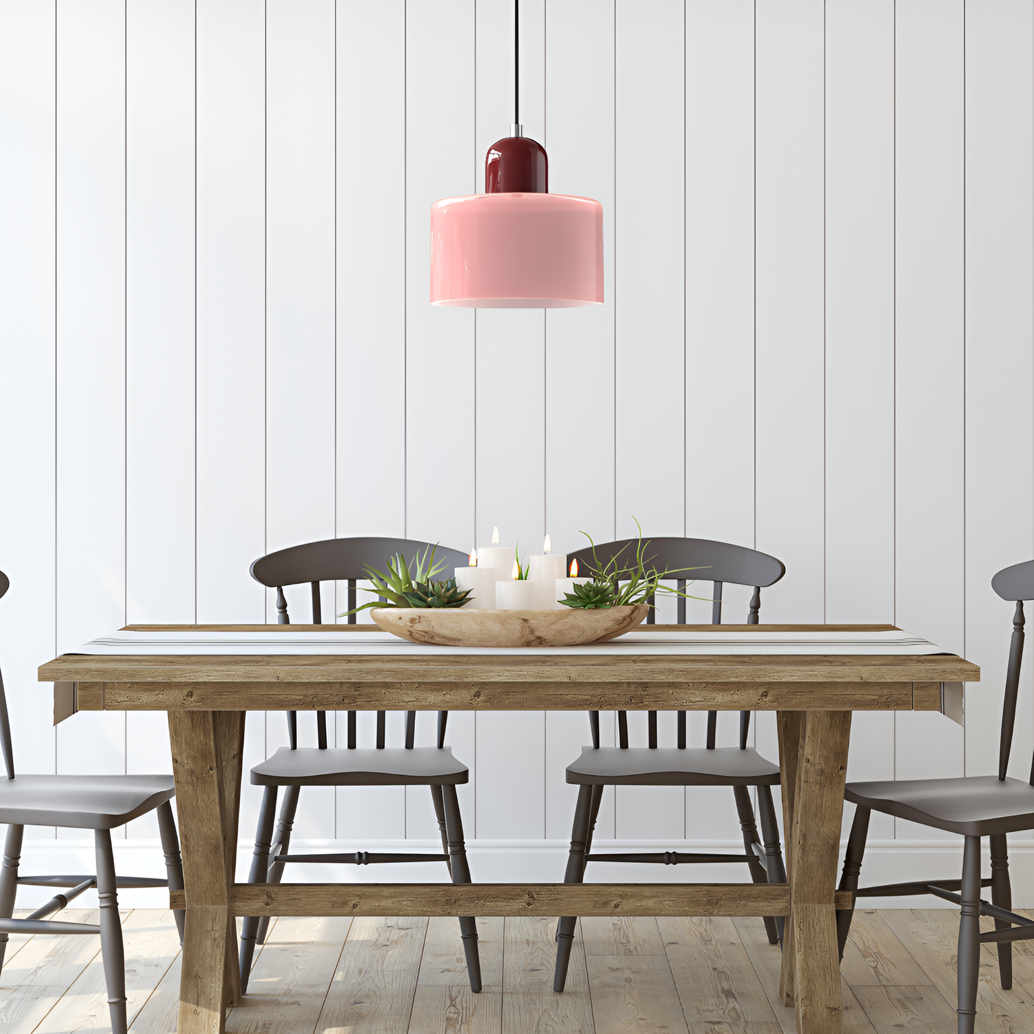 Nordic Glass Shade Pendant Light