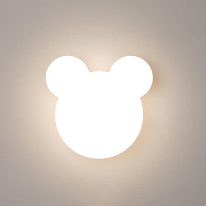 GlowUp - Lámpara de pared LED en forma de oso de dibujos animados