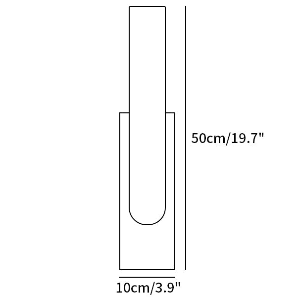 Lámpara de pared LED de alabastro artificial Agatha