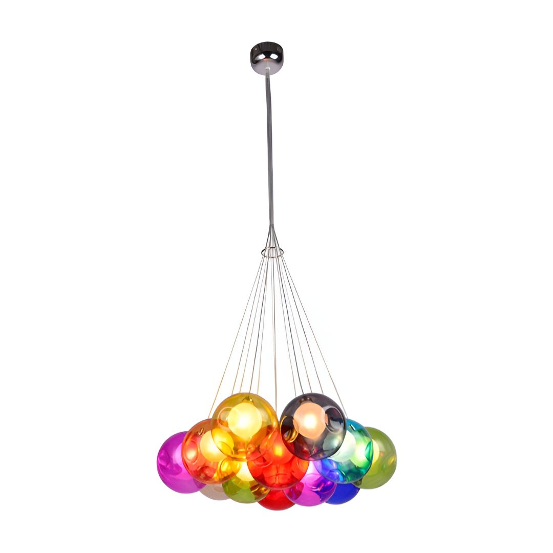 Elaris Aurora Nordic Iron Bubble Glass Ball Chandelier