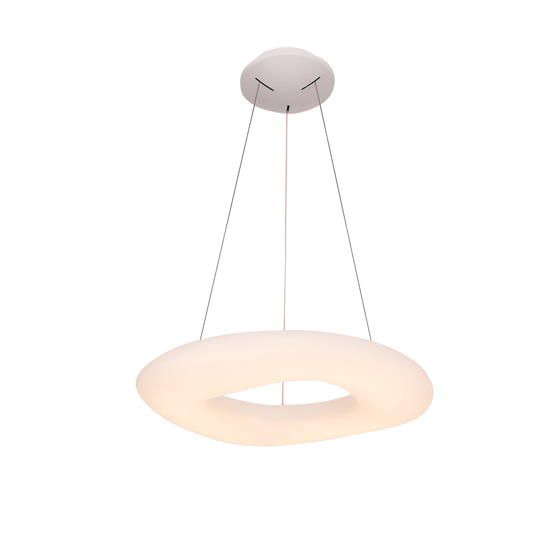 Lampe à pendentif stylée en forme ovale nordique