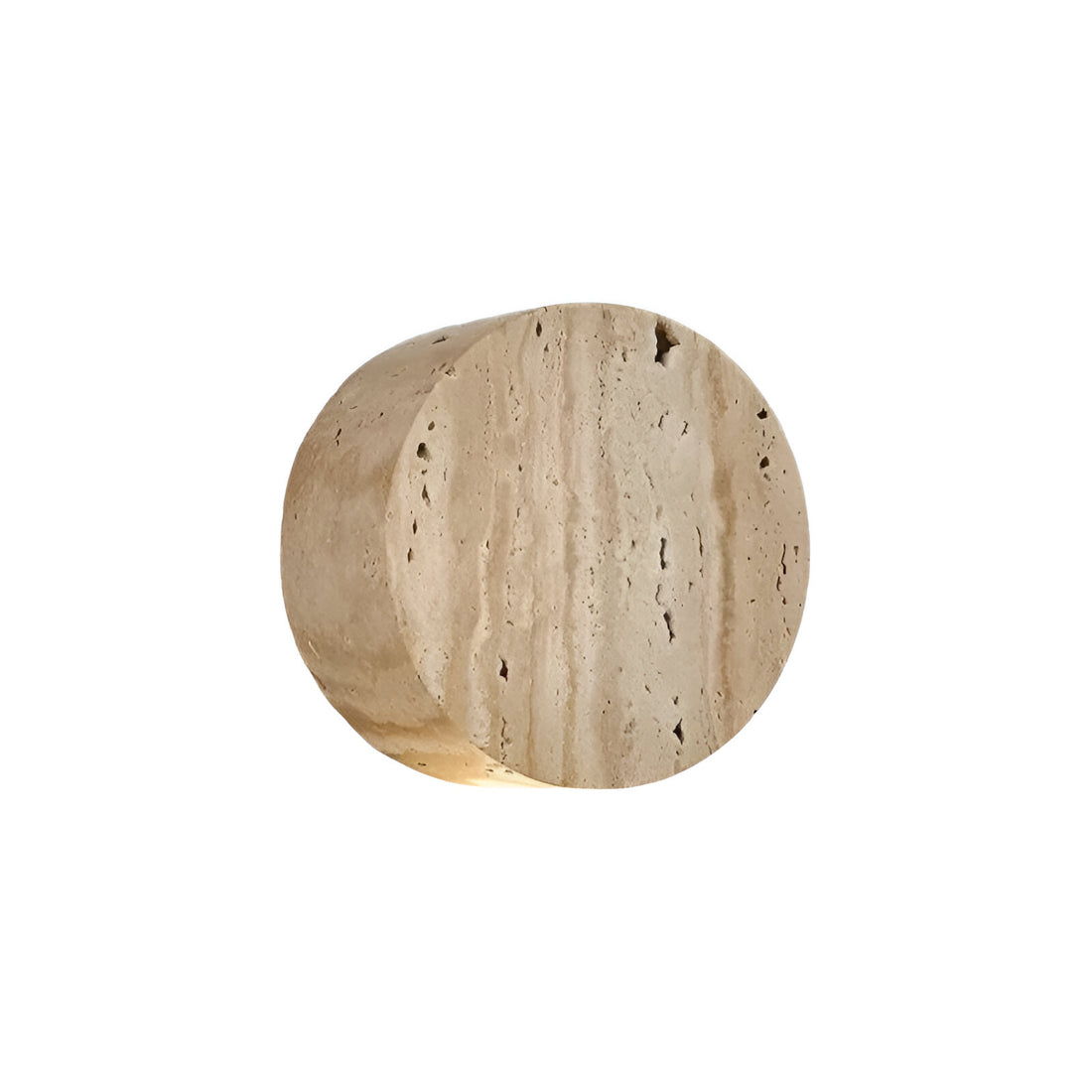 Japanese Wabi Sabi Natural Travertine Stone Wall Light