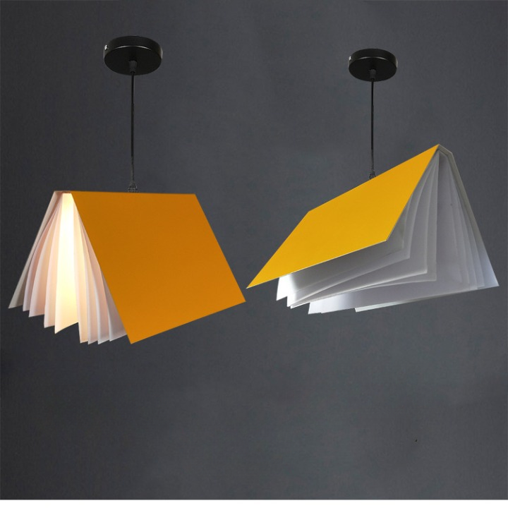 Minori Creative Colorful Book Pendant Light