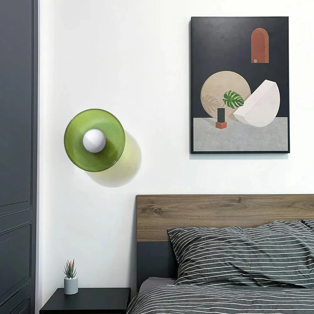 The Olive Disc Wall and Ceiling Lamp