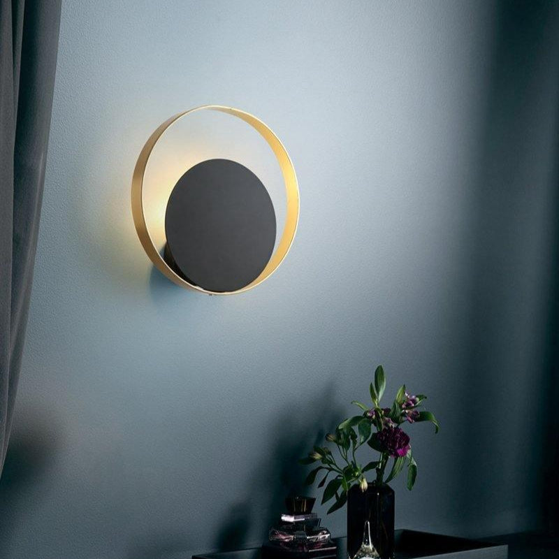 Eclipse Retro Circle Wall Lamp