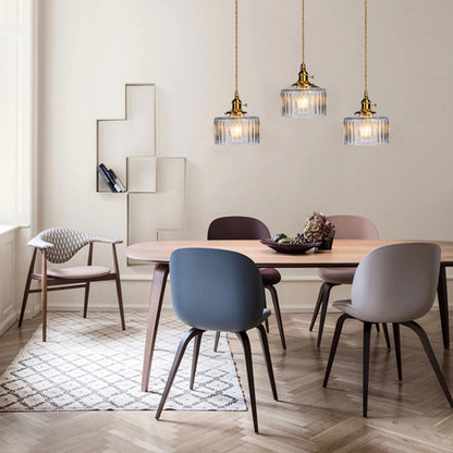 Celeste Glass Vintage Glow Glass Pendant Light