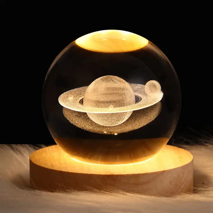 Lampe de nuit unique avec des planètes