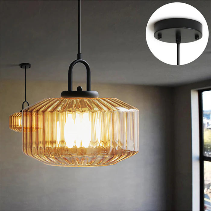 Retro Glass Nordic Loft Design Pendant Light