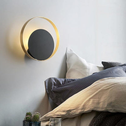 Eclipse Retro Circle Wall Lamp