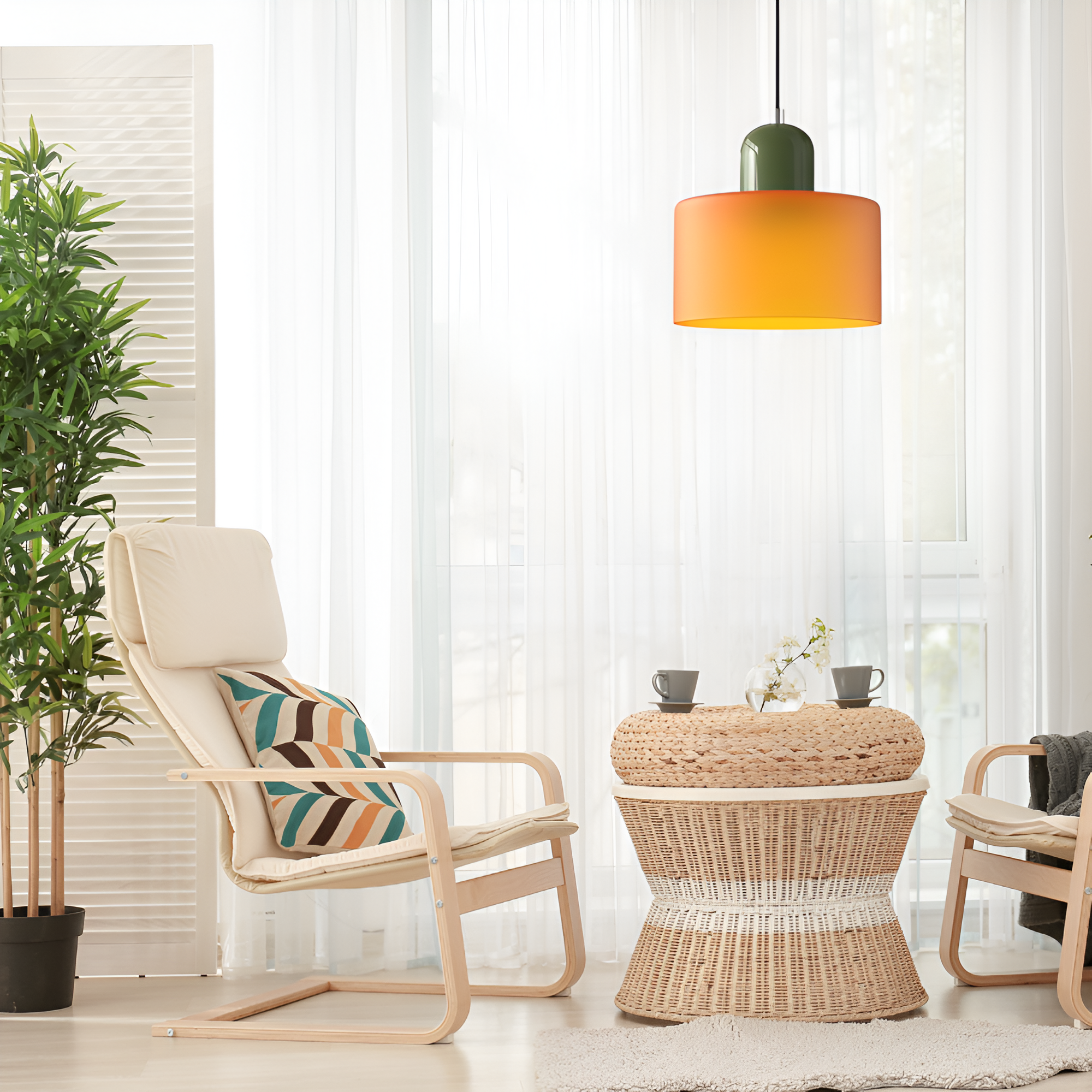 Nordic Glass Shade Pendant Light